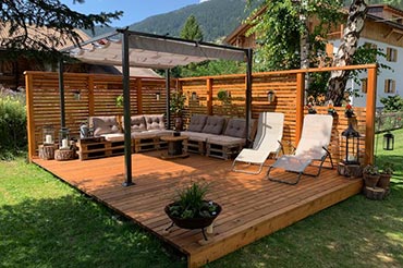 Lounge in giardino